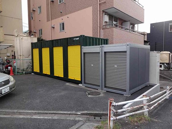スペースプラス スペースプラスバイクコンテナ東金町 通路