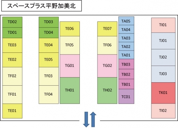 スペースプラス スペースプラス平野加美北 駐車場・周辺