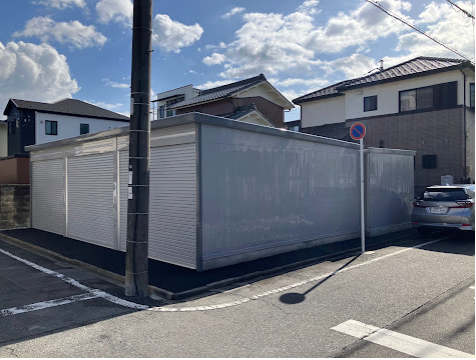 スペースプラス スペースプラスバイクコンテナ北区黒川北 通路